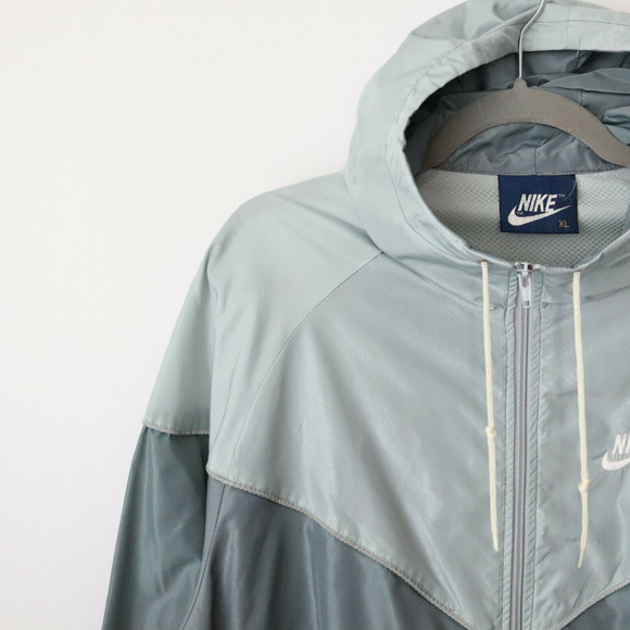 ❌SOLD❌vintage 80s nike gray colorblock jacket XL - Picture 5 of 8